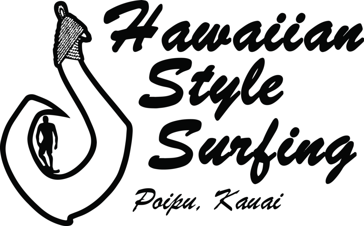 hawaiian style surfing poipu kauai logo